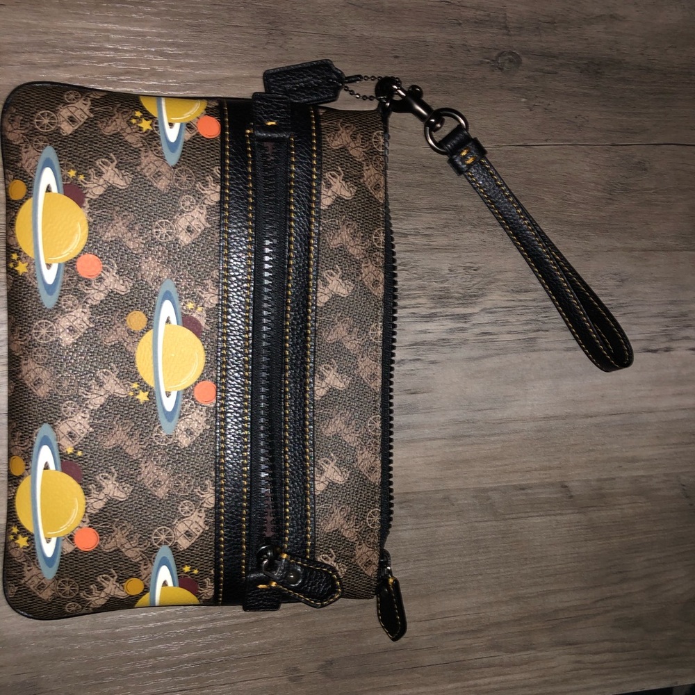 Coach Horse & Carriage Planet  Wristlet